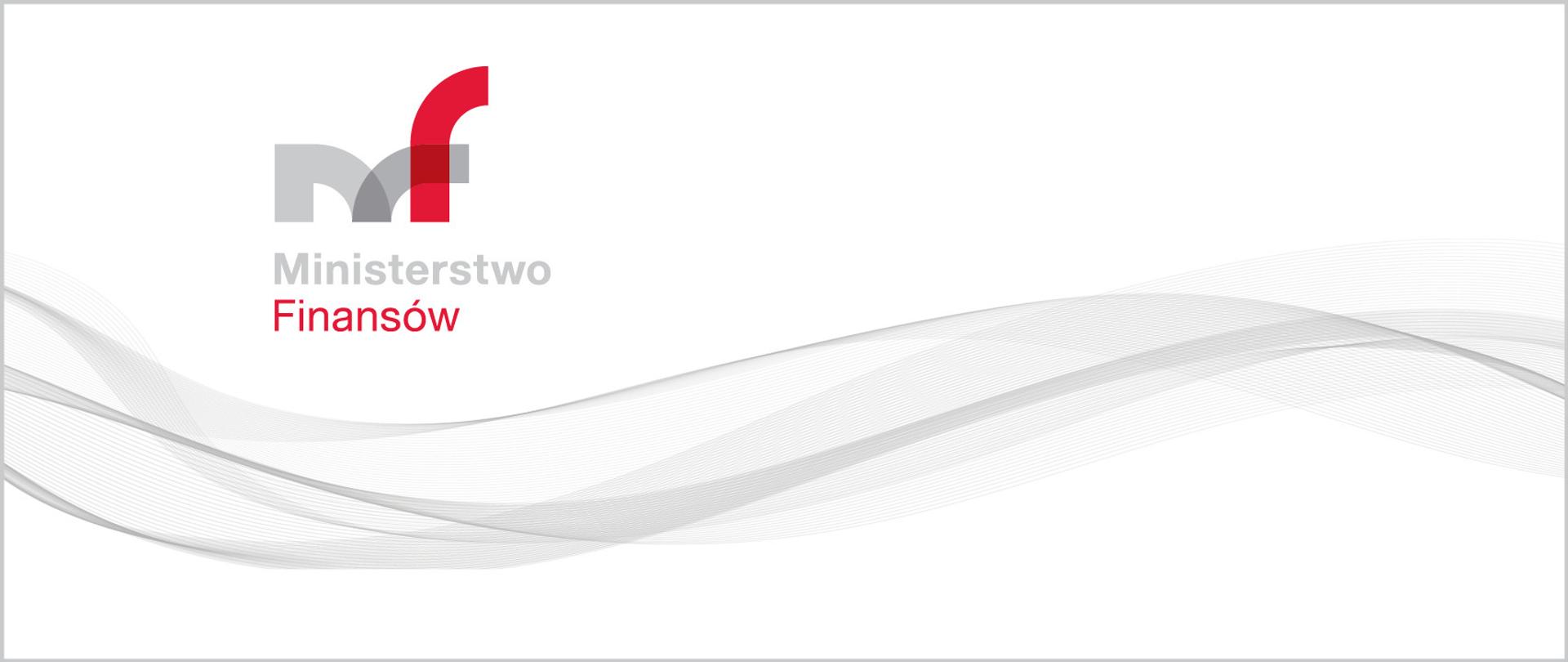 Grafika z logo Ministerstwa Finansów.