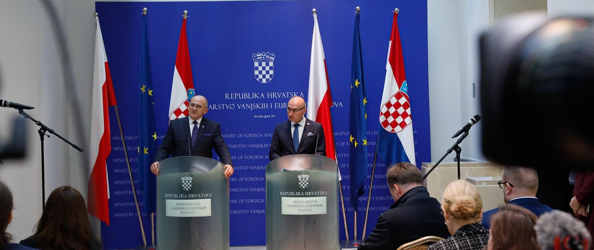 Minister Zbigniew Rau and Gordan Grlić Radman