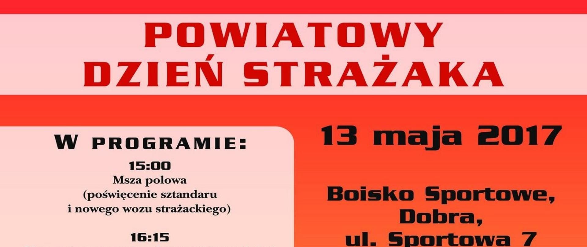 Powiatowe Obchody Dnia Strażaka 2017