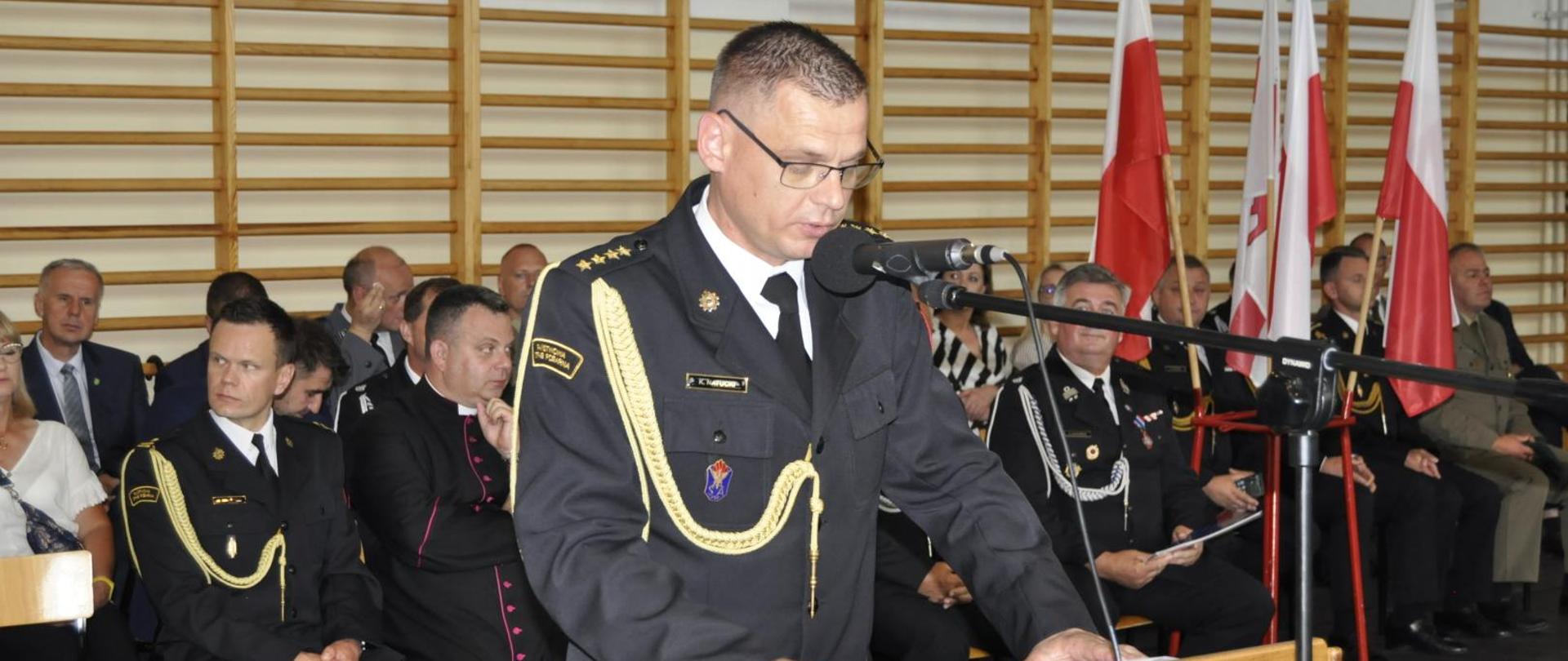 Powiatowe Obchody Dnia Strażaka oraz powołanie kierownictwa Komendy Powiatowej Państwowej Straży Pożarnej w Brodnicy.