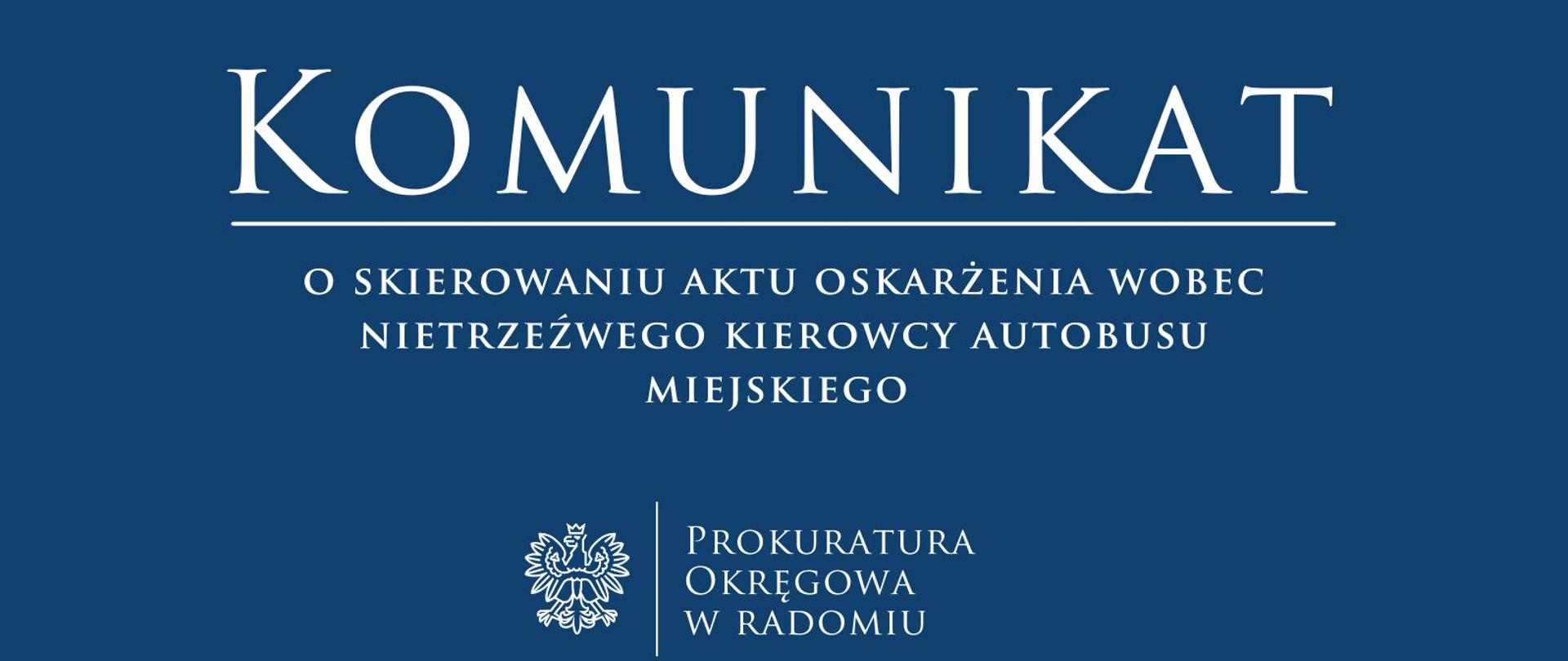 nietrzeźwy kierowca autobusu