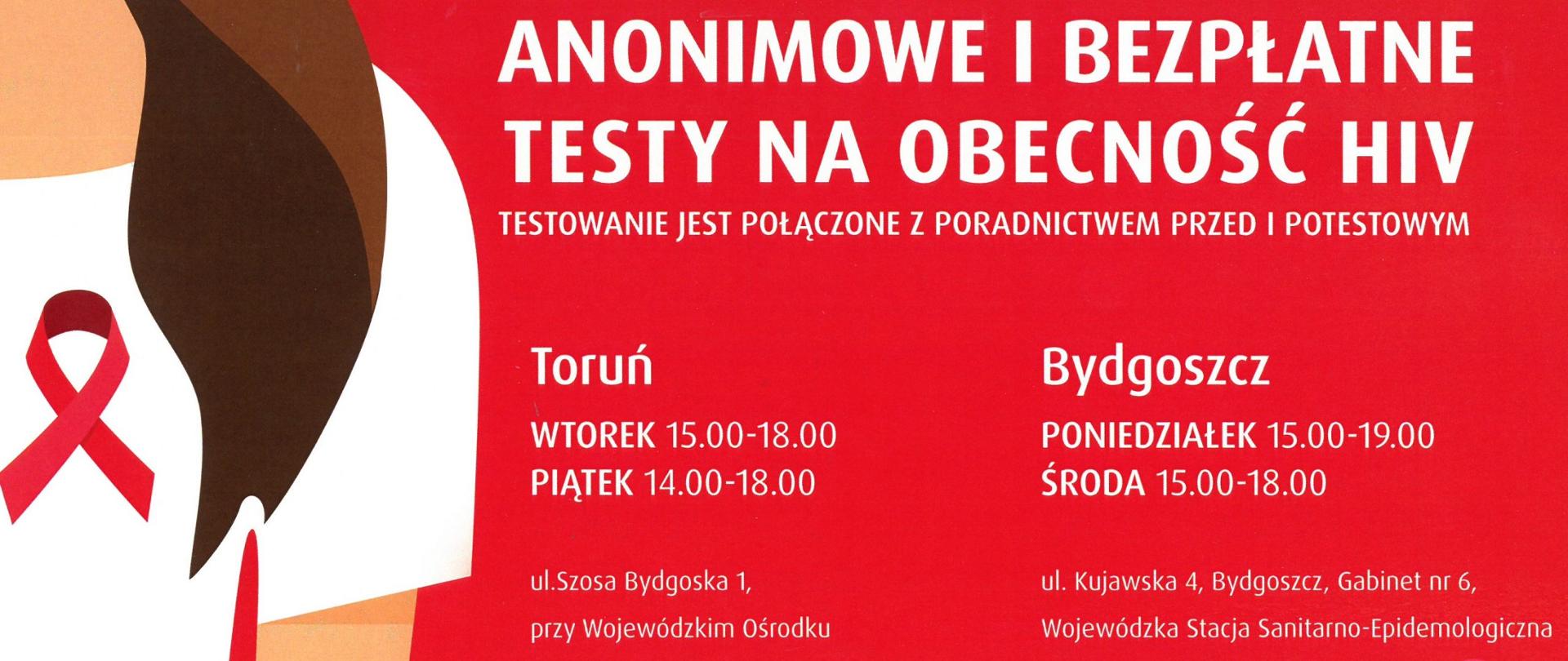 LOGO AIDS (czerwona kokardka -symbol solidarności z osobami żyjącymi z HIV i AIDS) 