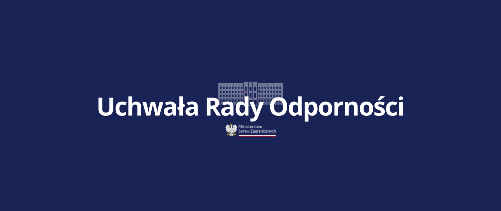 Uchwała Rady Odporności