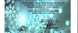 Życzenia świąteczne 2021 - kartka