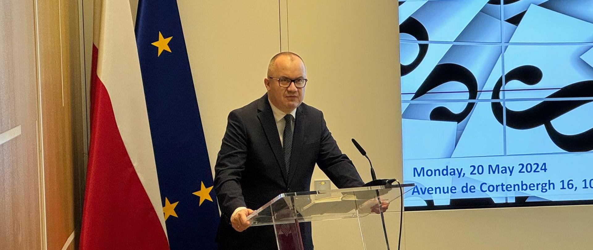 Minister Sprawiedliwości Adam Bodnar w Brukseli