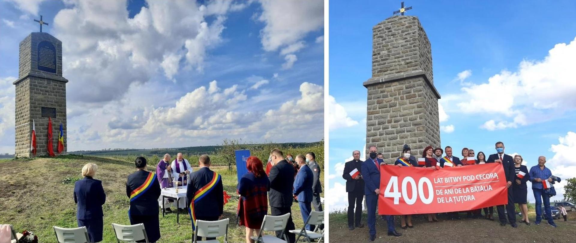 Msza św. przy pomniku poświęconym Hetmanowi Stanisławowi Żółkiewskiemu