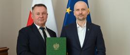 Wiceminister Mikołaj Dorożała wręczył nominację Grzegorzowi Łukaszukowi nowemu dyrektorowi Poleskiego Parku Narodowego
