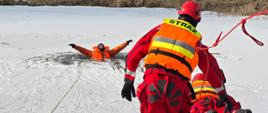 Ćwiczenia ratownictwa lodowego Warka 2025