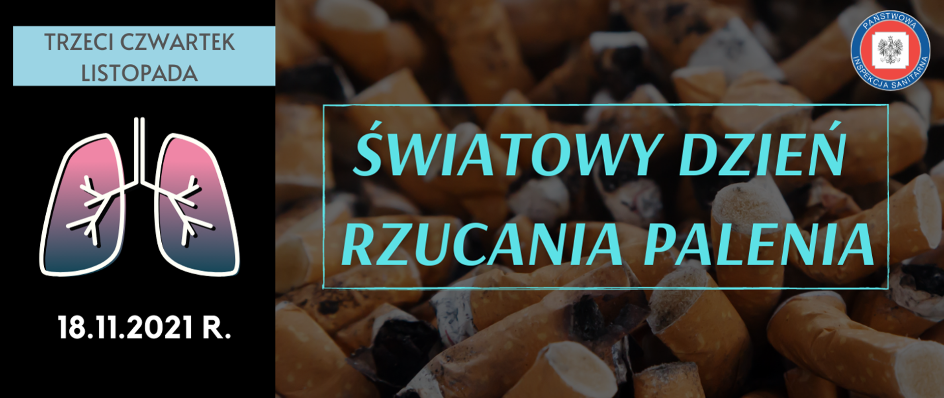 logo Światowy Dzień Rzucania Palenia