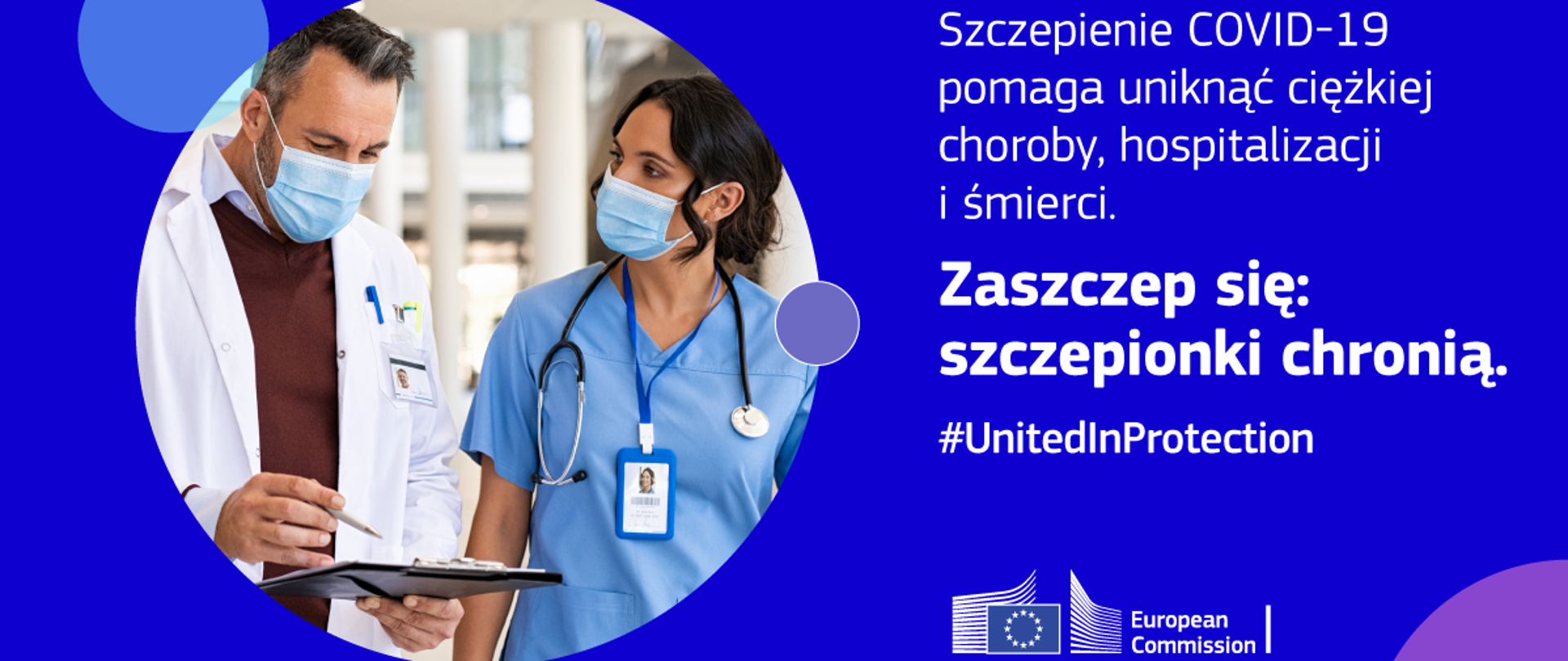 Szczepienie COVID-19 pomaga uniknąć ciężkiej choroby, hospitalizacji i śmierci.