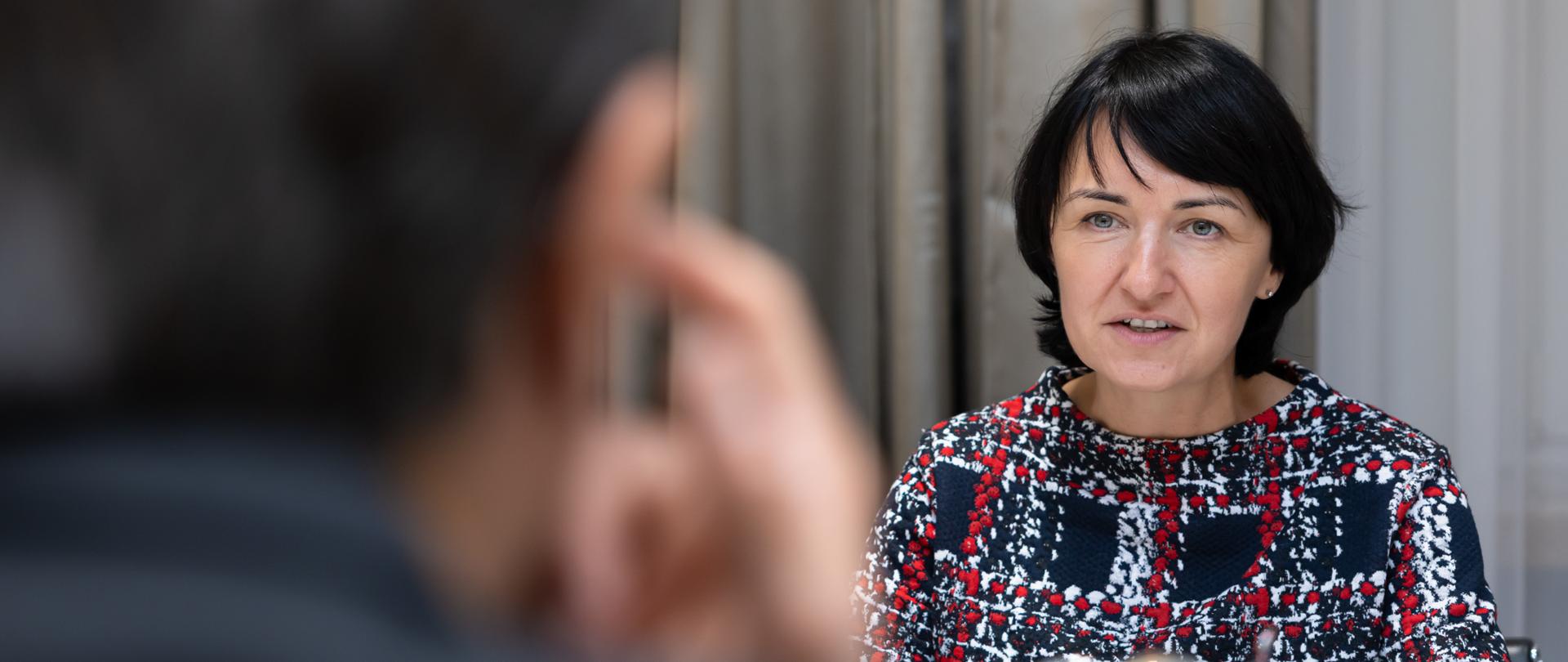 Deputy Minister Henryka Mościcka-Dendys met with the President of the European Court of Human Rights
