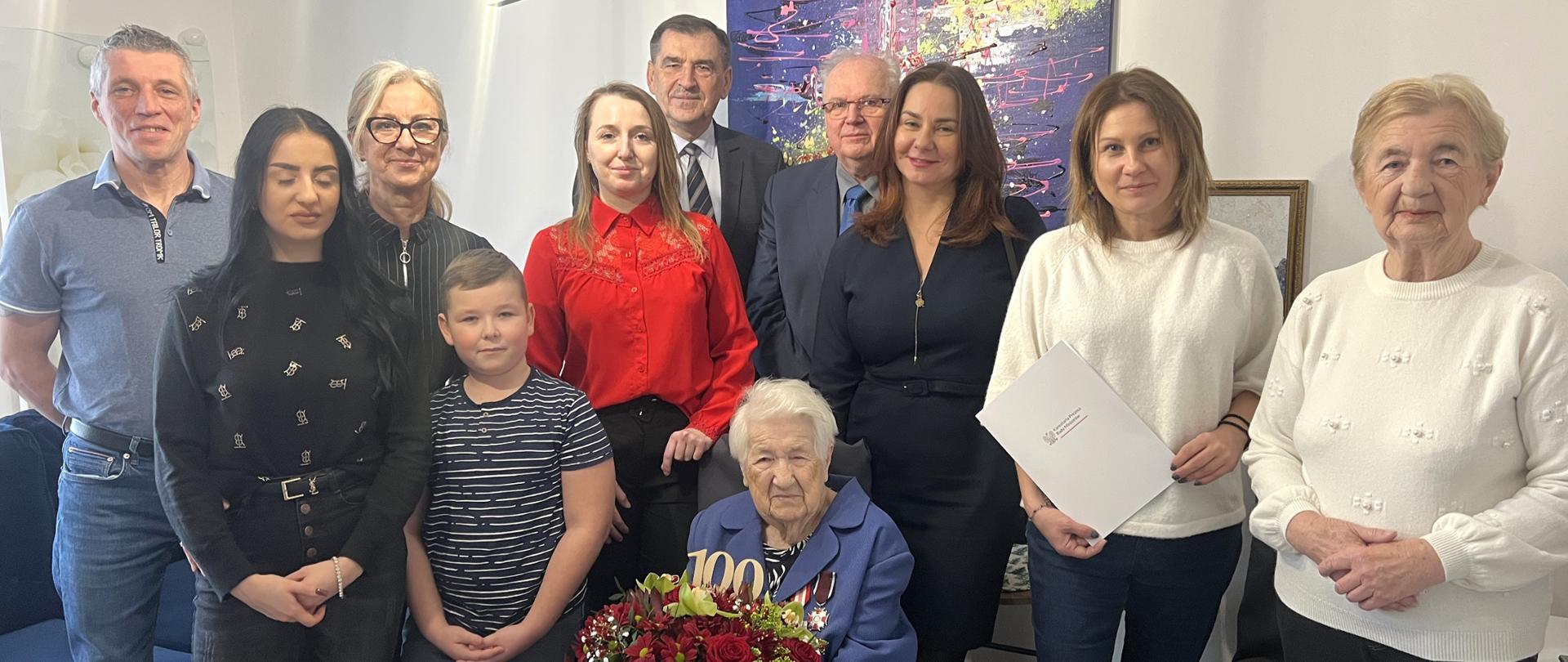 100. urodziny kombatantki Armii Krajowej