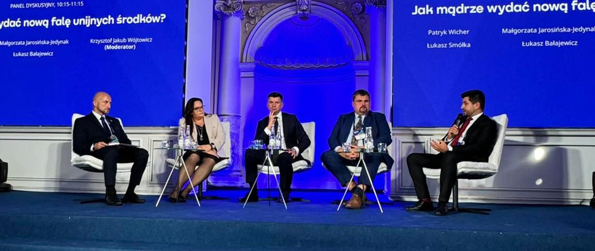Prezes KZN jako prelegnet Forum Krynica 2024 (panel o środkach unijnych)