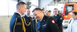 Uroczysta zbiórka z okazji powołania Zastępcy Komendanta Miejskiego PSP w Rybniku
