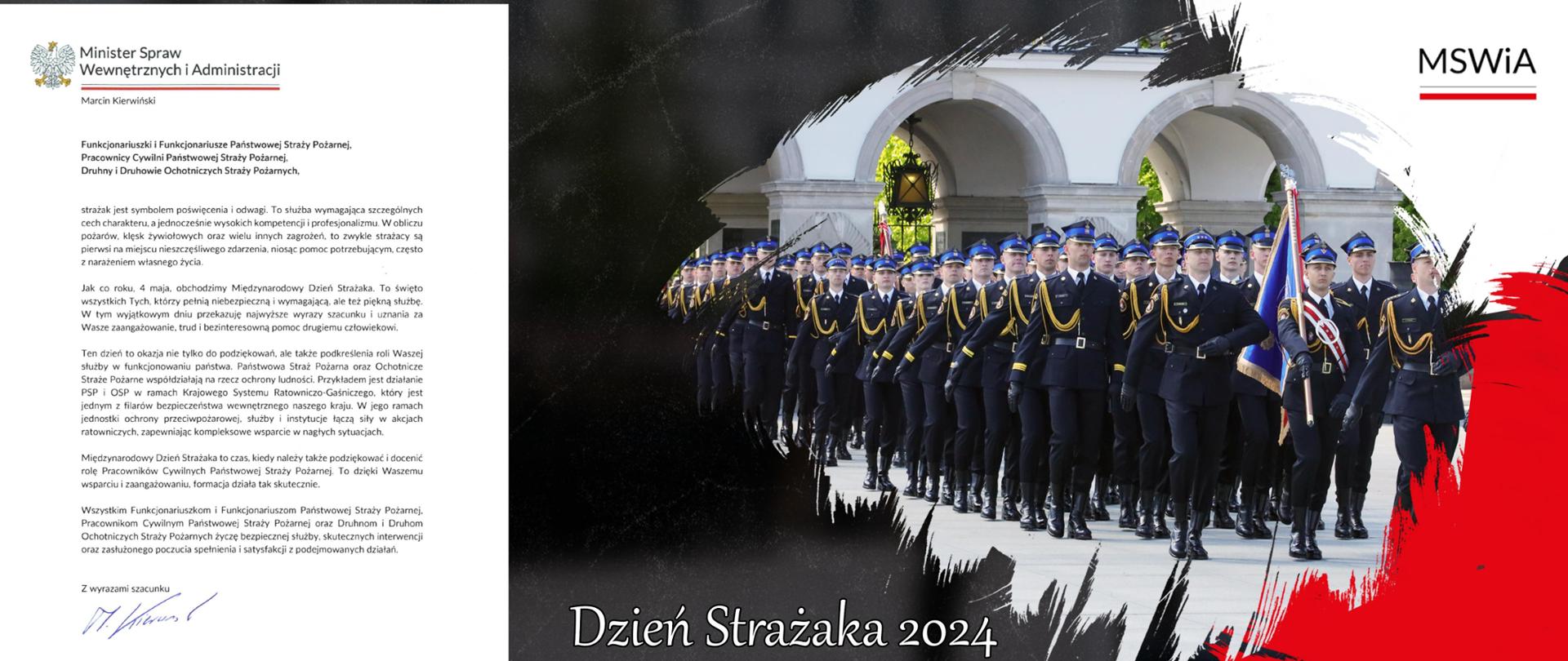 życzenia MSWiA z okazji Dnia Strażaka