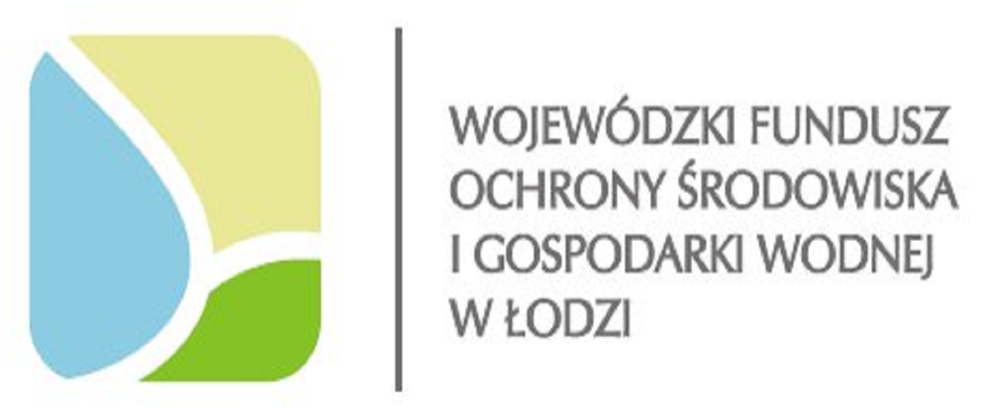 Obrazek przedstawia logo Wojewódzkiego Funduszu Ochrony Środowiska i Gospodarki Wodnej w Łodzi