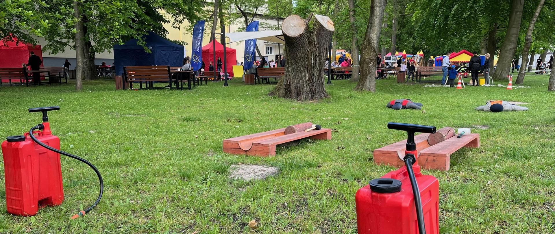 Dzień dziecka park przy WDK.