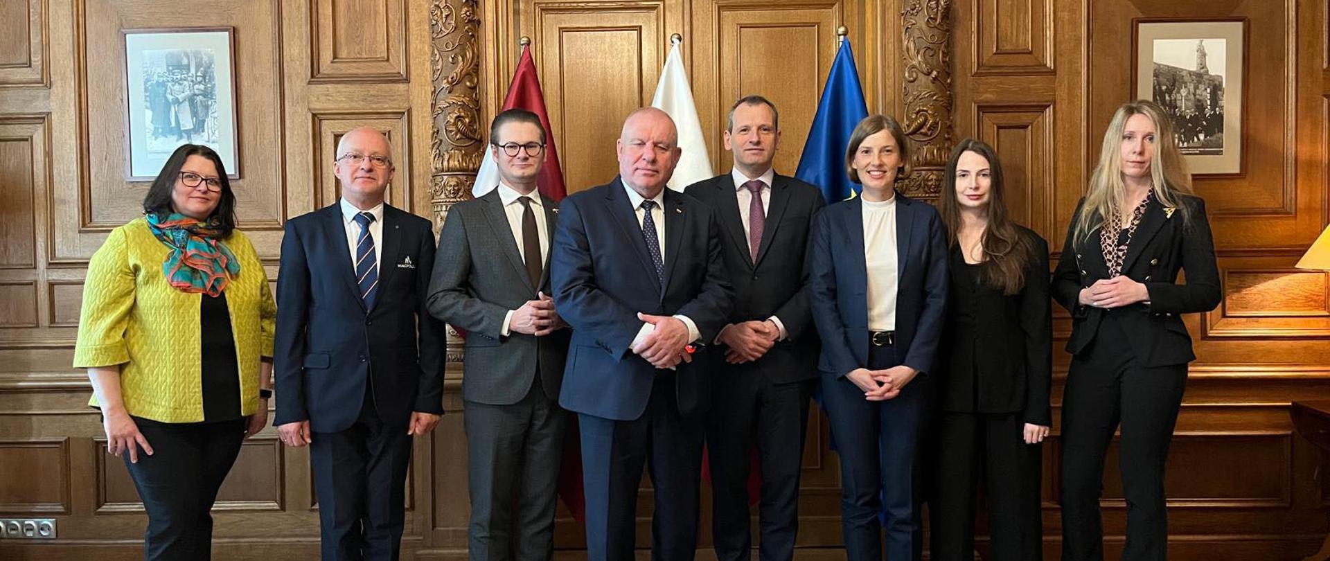 Mazpolijas delegācijas vizīte Polijas Republikas vēstniecībā Rīgā