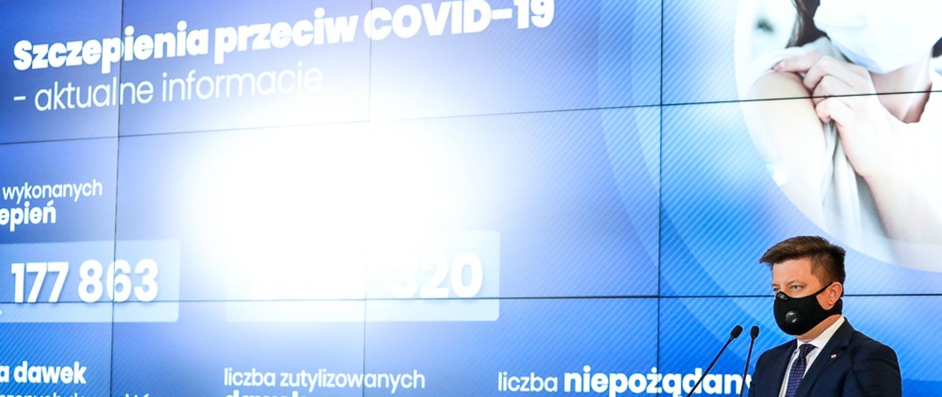 Konferencja prasowa Ministra Michała Dworczyka