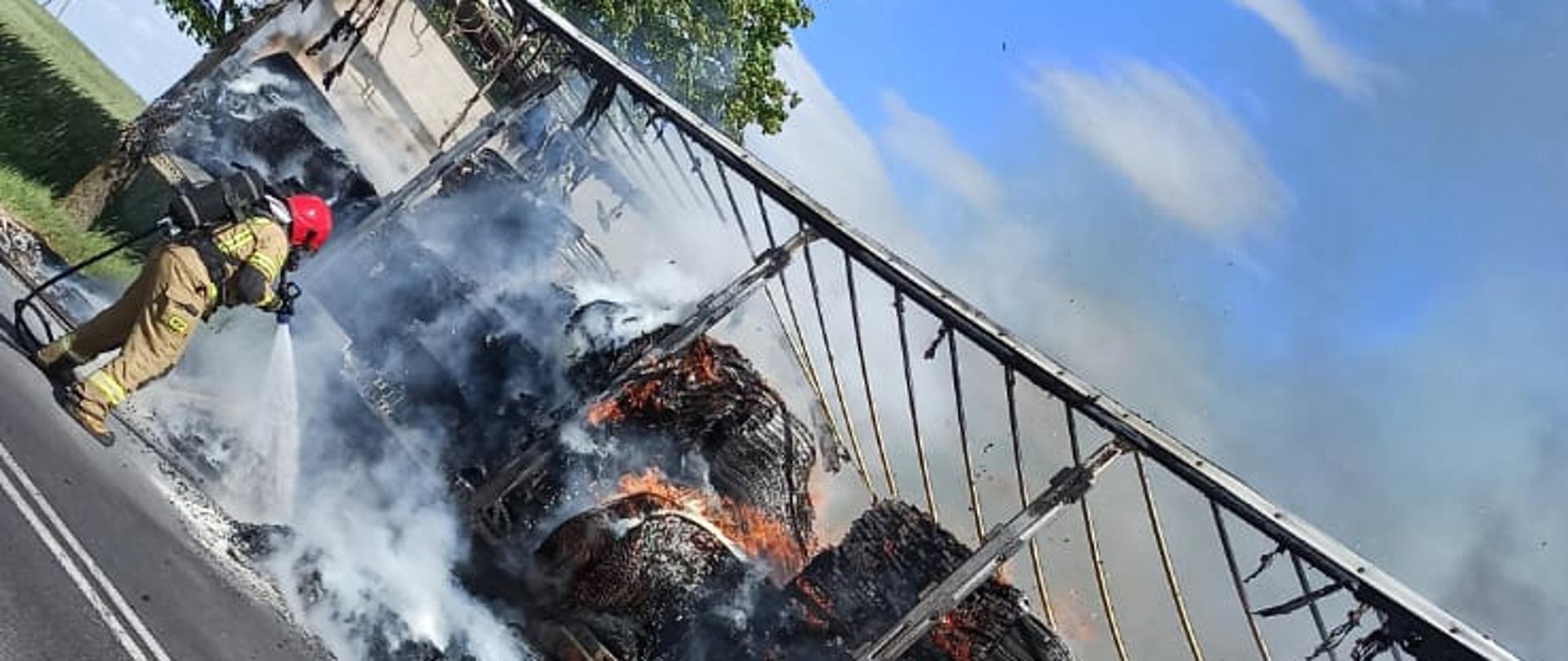 Profesjonalne działanie strażaków z NML