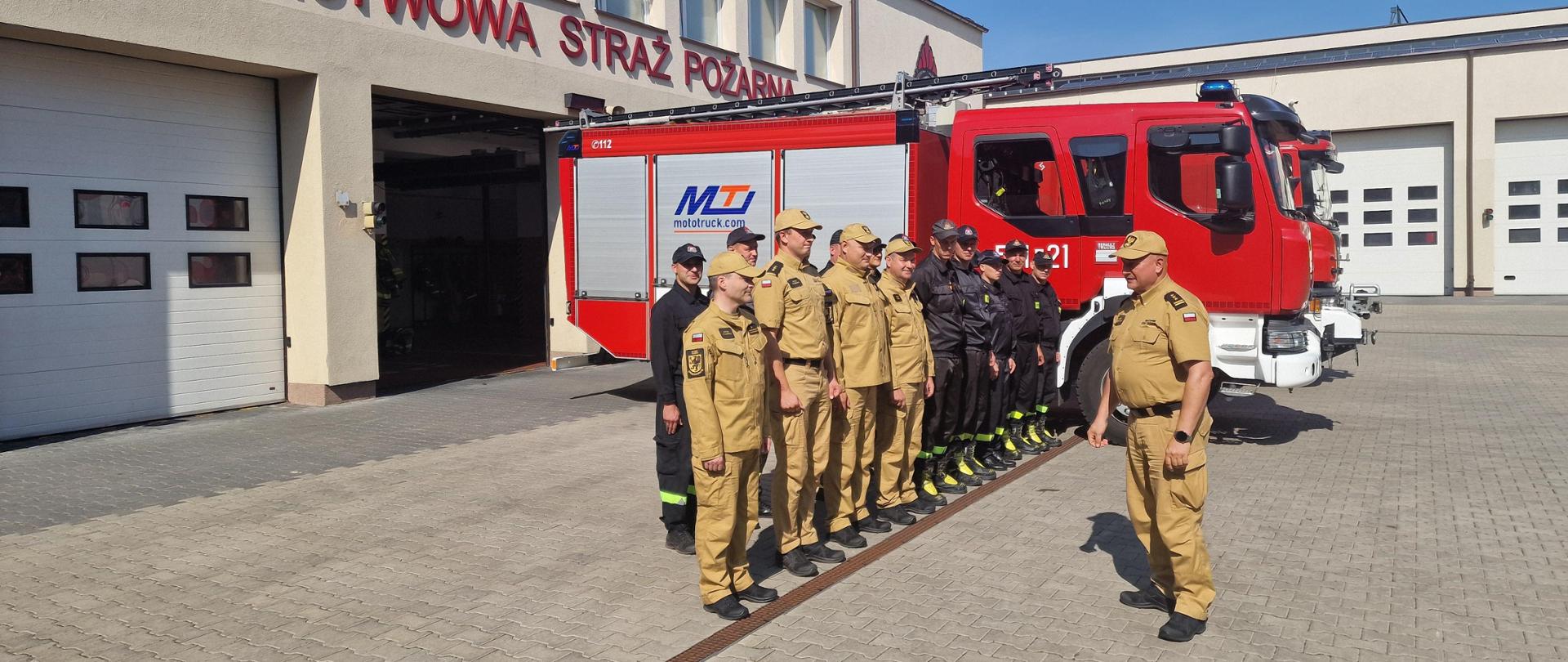 Wizyty Pomorskiego Komendanta Wojewódzkie Państwowej Straży Pożarnej st. bryg. Jacka Niewęgłowskiego w Komendzie Powiatowej Państwowej Straży Pożarnej w Tczewie.