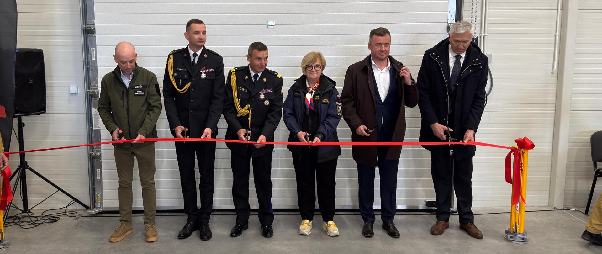 Otwarcie budynku magazynowo-garażowego w JRG Nowa Dęba