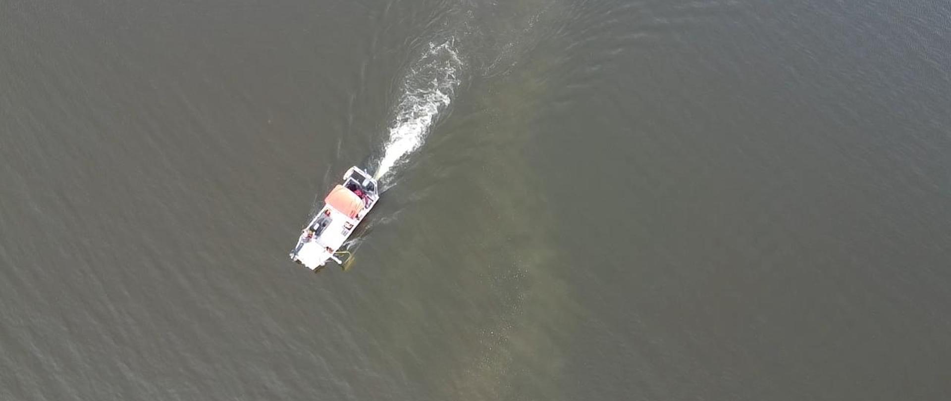 jednostka pływająca podczas ćwiczeń