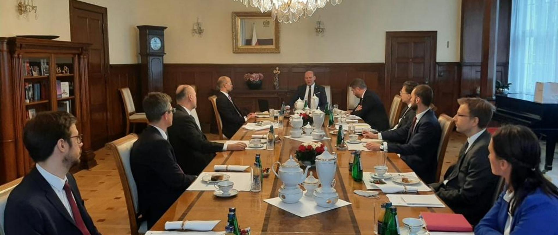 Wiceminister Szymon Szynkowski vel Sęk z wizytą w Berlinie