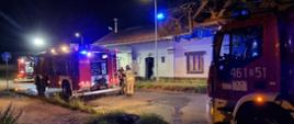 Pożar budynku portierni FSD - Nysa.