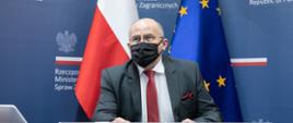 Min. Zbigniew Rau na posiedzeniu Rady ds. Zagranicznych 