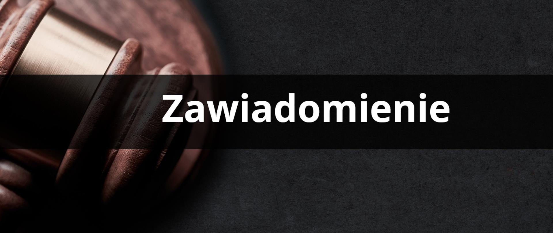 Zawiadomienie