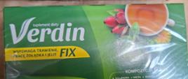 Verdin Fix Kompozycja 6 ziół 20 saszetek seria L26 062P góra