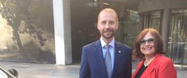 Ambassador Michał Kołodziejski and Consul Gosia Hill