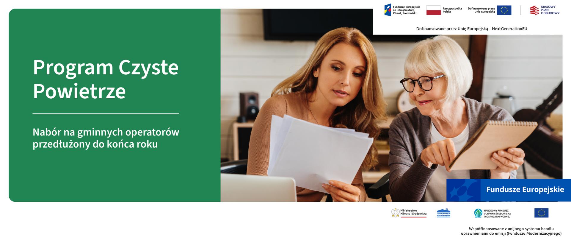 Plansza ilustracyjna. Program Czyste Powietrze. Nabór na gminnych operatorów przedłużony do końca roku