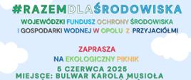 Plakat pikniku #RazemDlaŚrodowiska 2025
