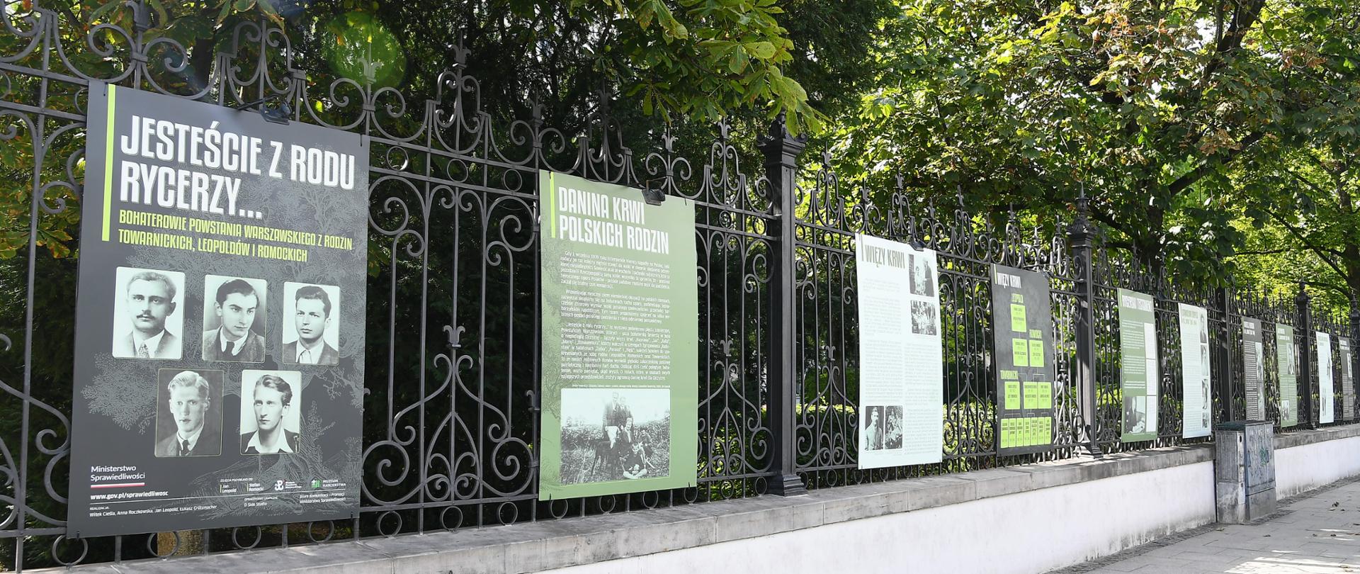 Wystawa plenerowa „Jesteście z rodu rycerzy”