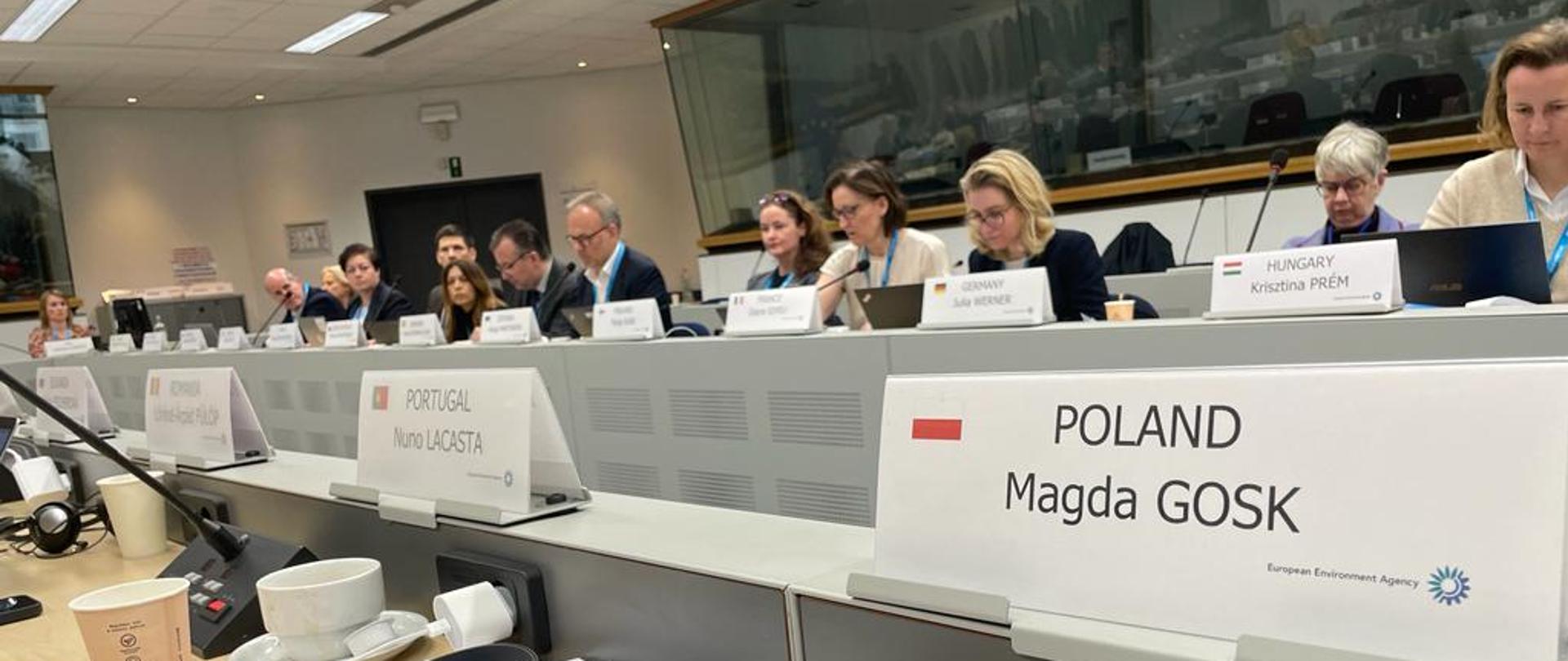 Magda Gosk na posiedzeniu Zarządu Europejskiej Agencji Środowiska