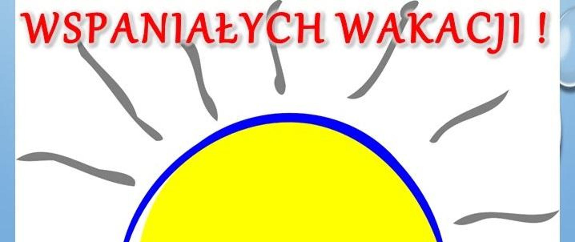 Wspaniałych wakacji !