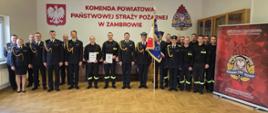 Nowi strażacy w szeregach Komendy Powiatowej PSP w Zambrowie