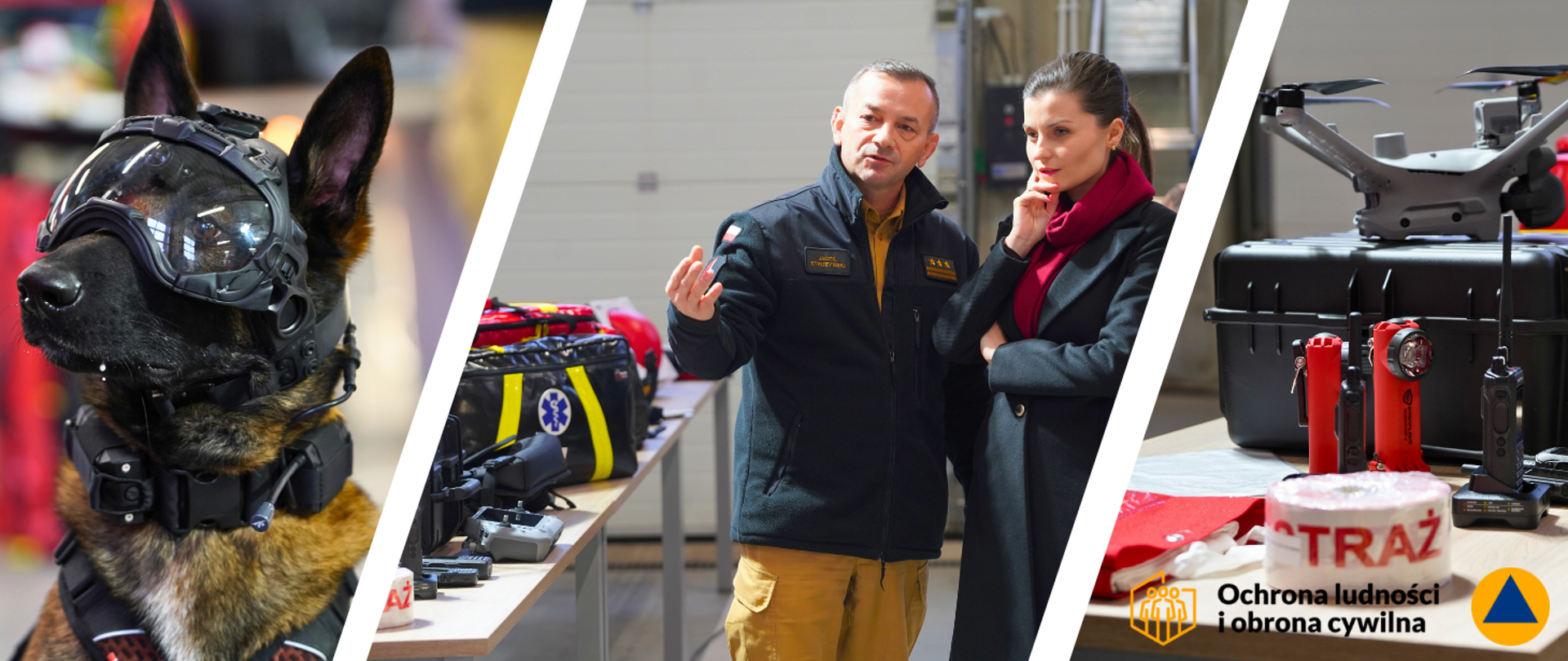 Konferencja prasowa dotycząca realizacji Programu Ochrony Ludności i Obrony Cywilnej w 2025 roku w Wielkopolsce