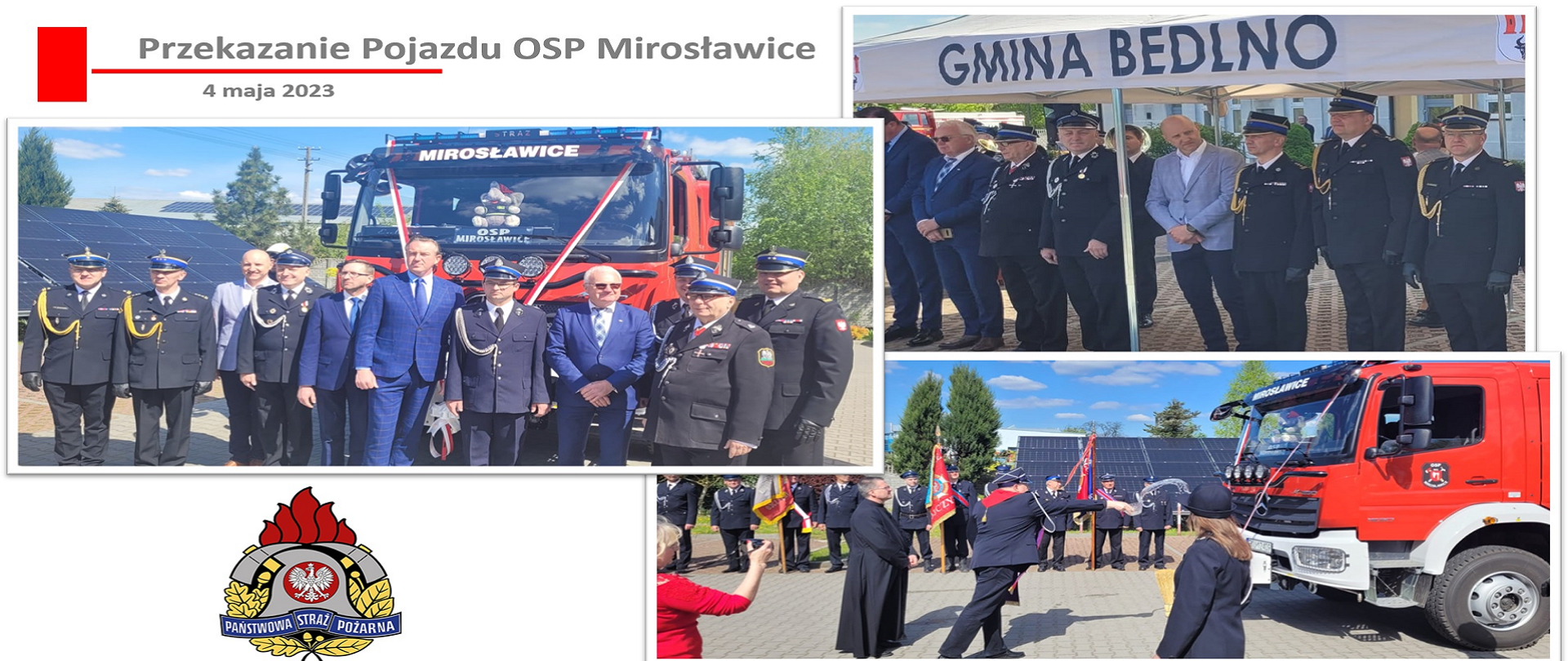 Przekazanie pojazdu OSP Mirosławice