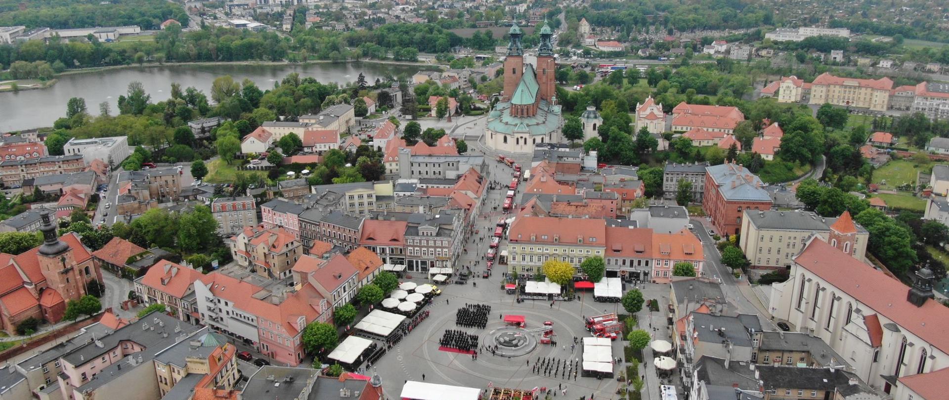 Panorama Gniezna - widok z drona