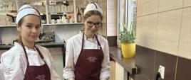 Uczennice Technikum żywienia i usług gastronomicznych prezentujące efekty całodziennej pracy na zajęciach praktycznych. Potoczek 27.01.2026