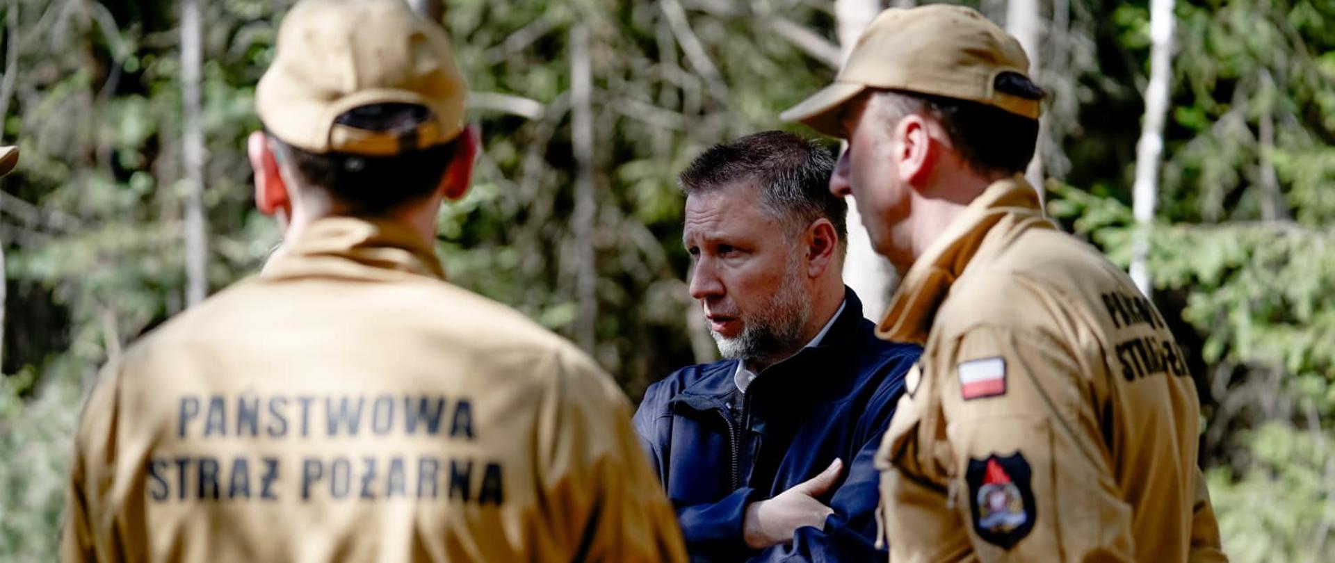 Pożar lasów w powiecie biłgorajskim_główne
