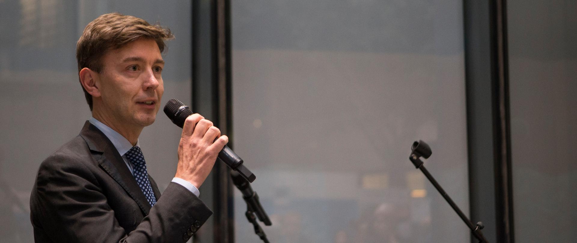 Smiling man in a suit