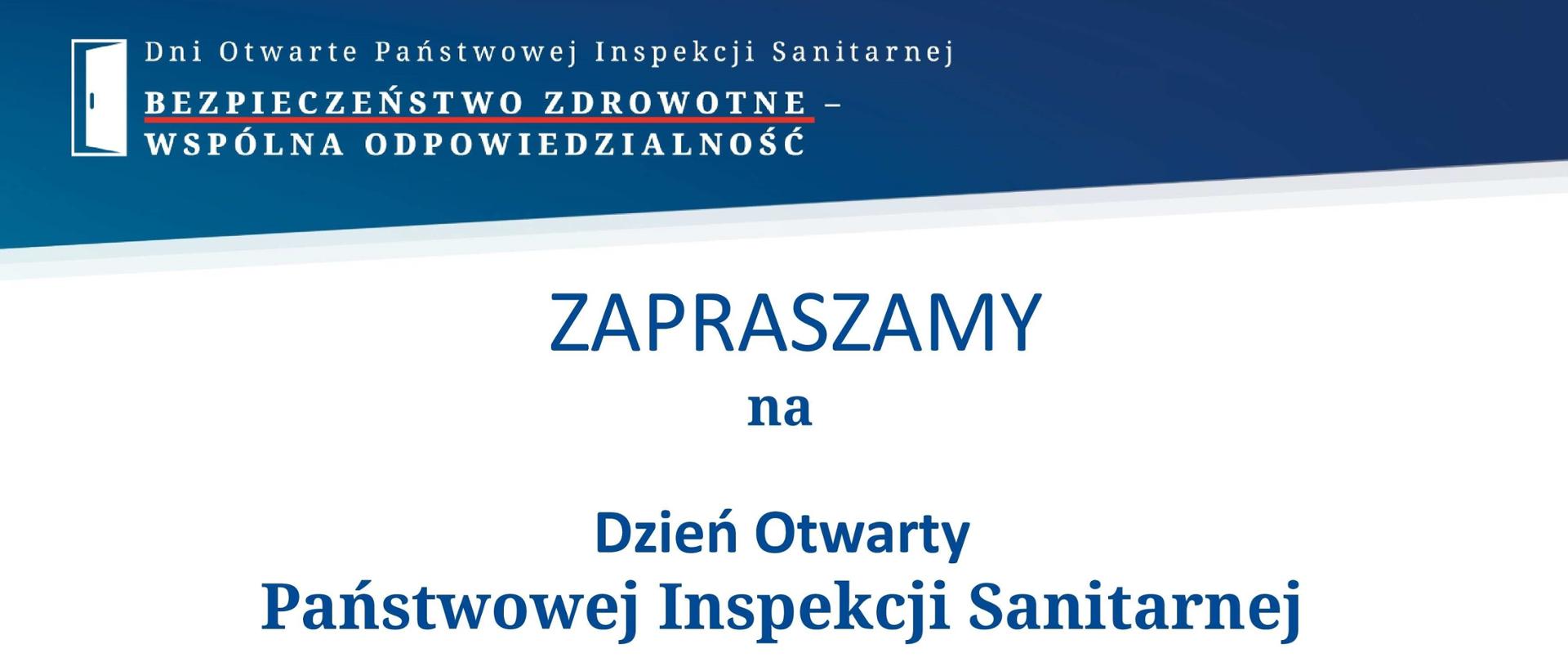Zaproszenie na Dzień Otwarty Państwowej Inspekcji Sanitarnej z okazji Światowego Dnia Zdrowia”