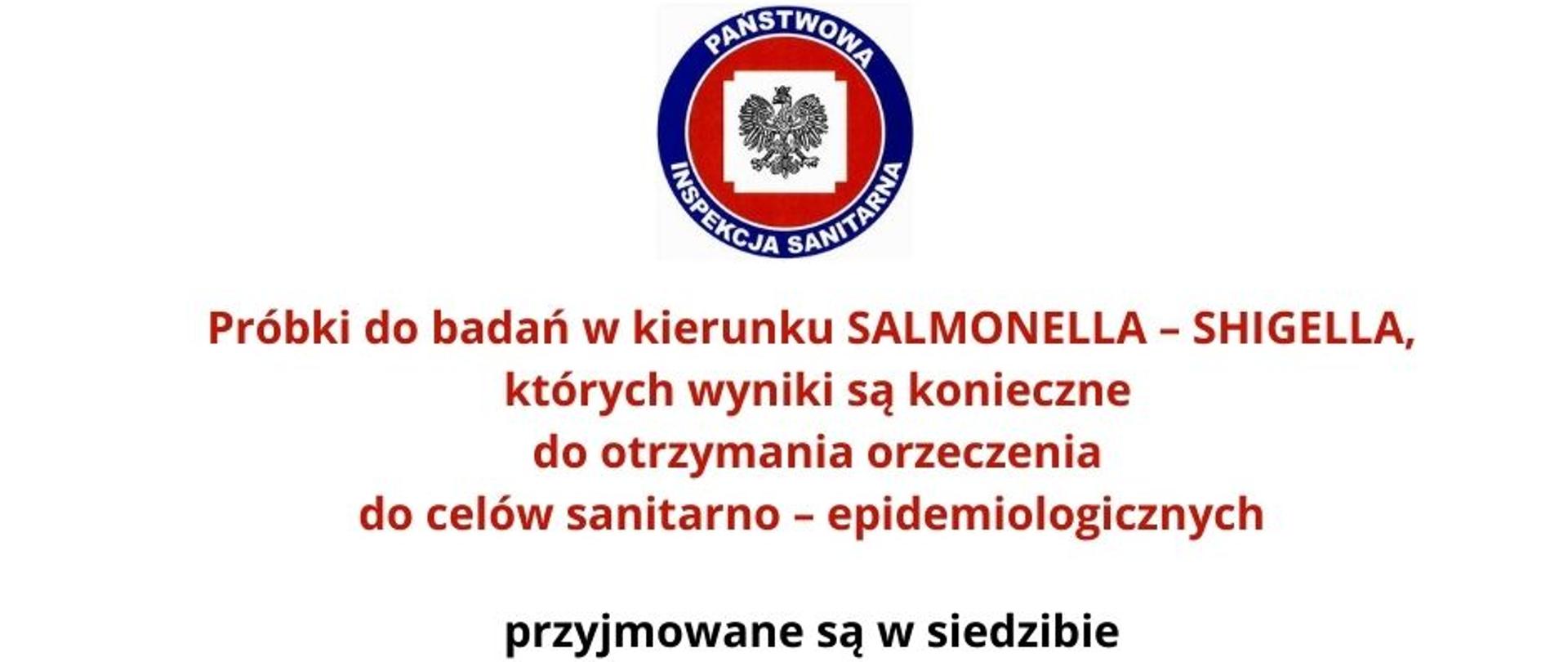 Badanie sanitarne na nosicielstwo