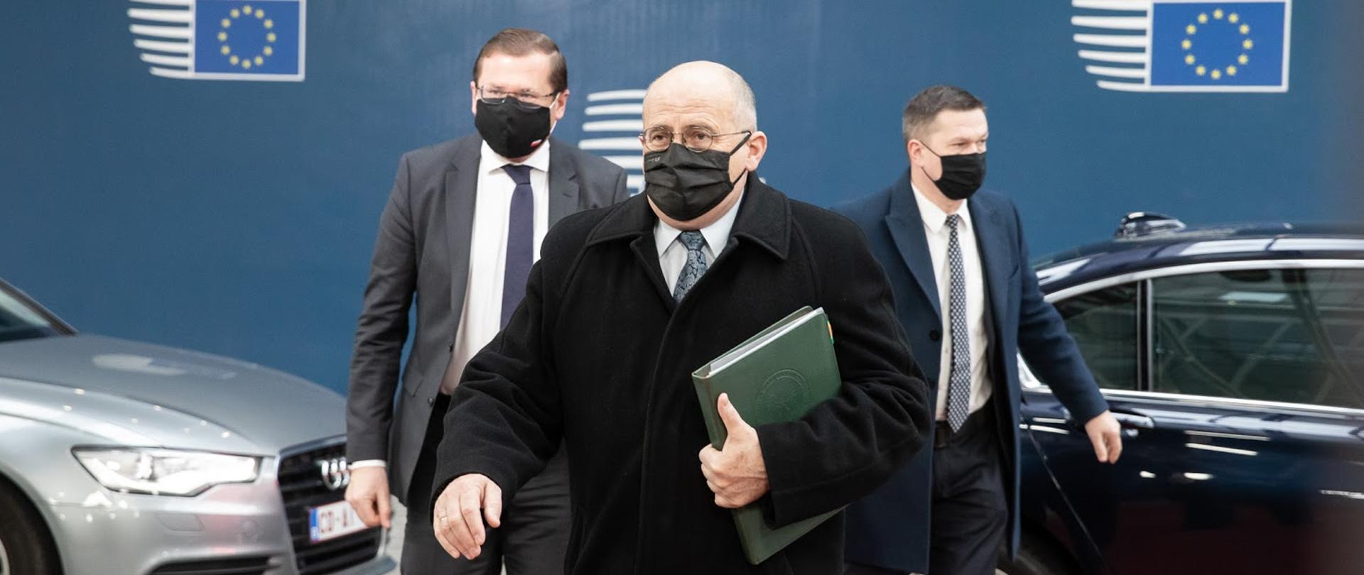 2021.03.22 Bruksela , Belgia . Minister Zbigniew Rau . FAC .Fot. Tymon Markowski / MSZ