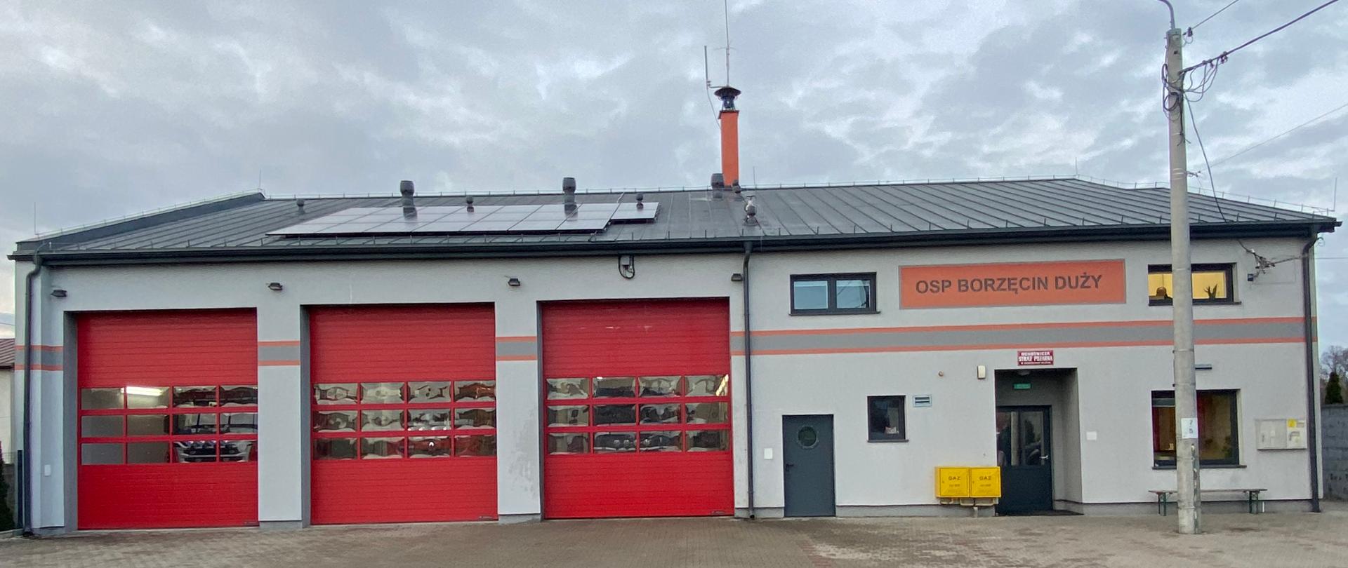 Budynek Ochotnicza Straż Pożarna w Borzęcinie Dużym