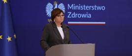 Na zdjęciu minister zdrowia Izabela Leszczyna.